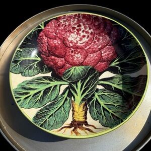 VTG 2012 Williams-Sonoma Farmers Market Pasta Bowl Cauliflower Botanical 10”